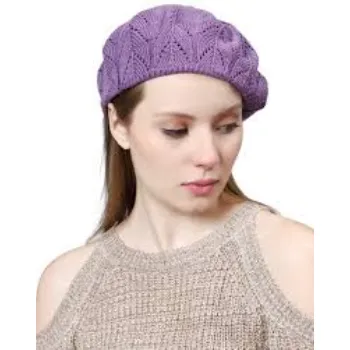 Knitted Beret Cap
